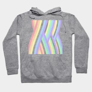 Rainbow minimal marble geometric Hoodie